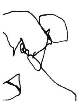 LineArt Life Drawing No8 Black