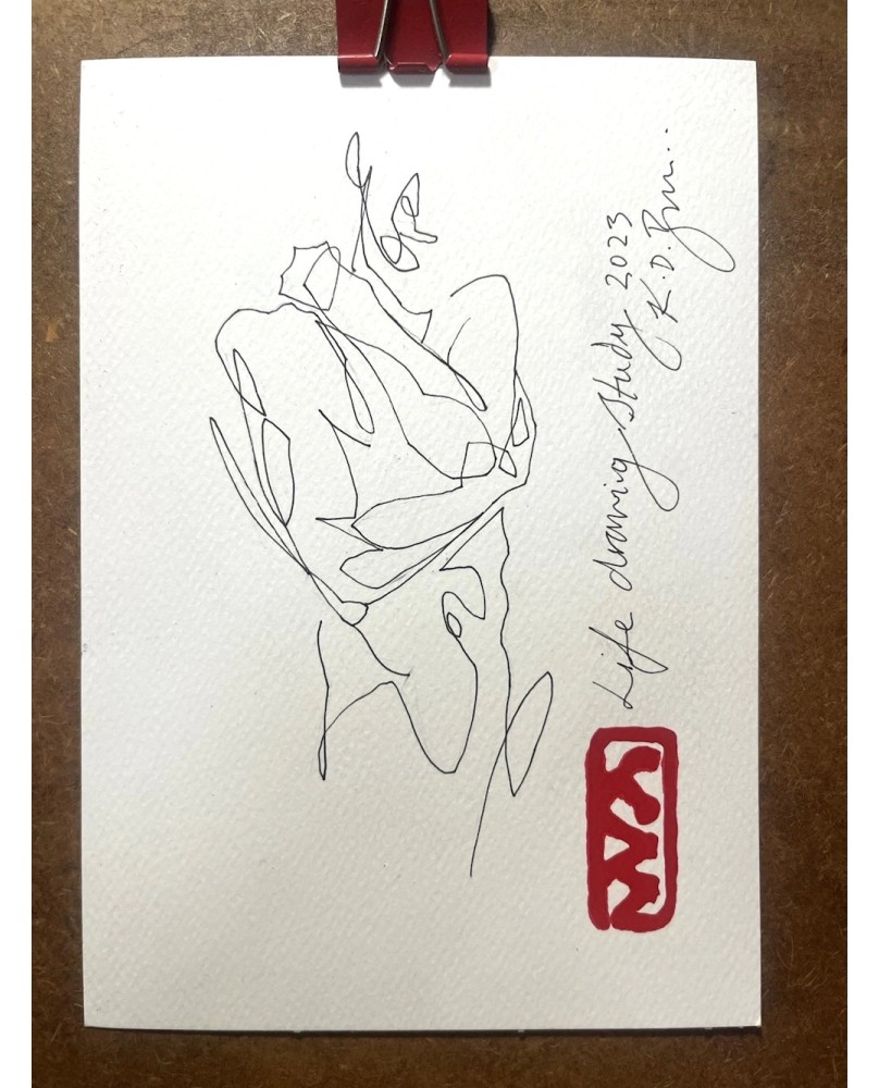 A5 Ink Gesture Drawing 14