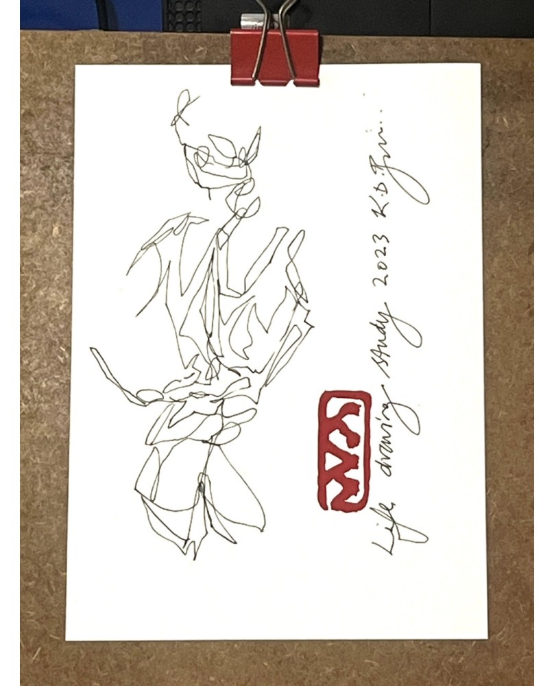 A5 Ink Gesture Drawing 01