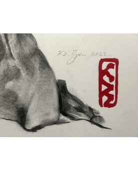 Ephermerish 011 Charcoal Life Drawing