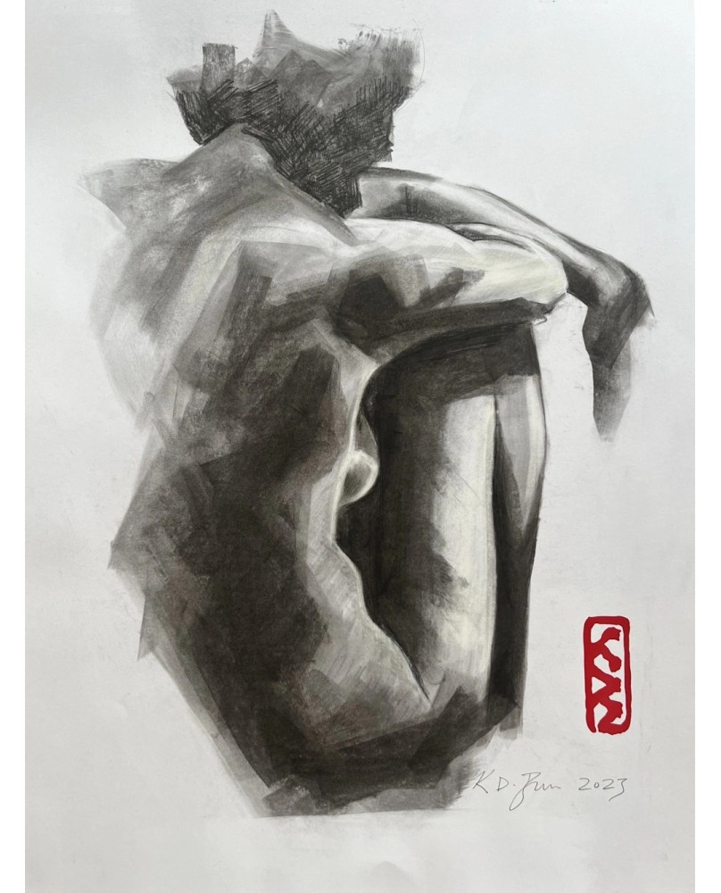 Ephermerish 007 Charcoal Life Drawing